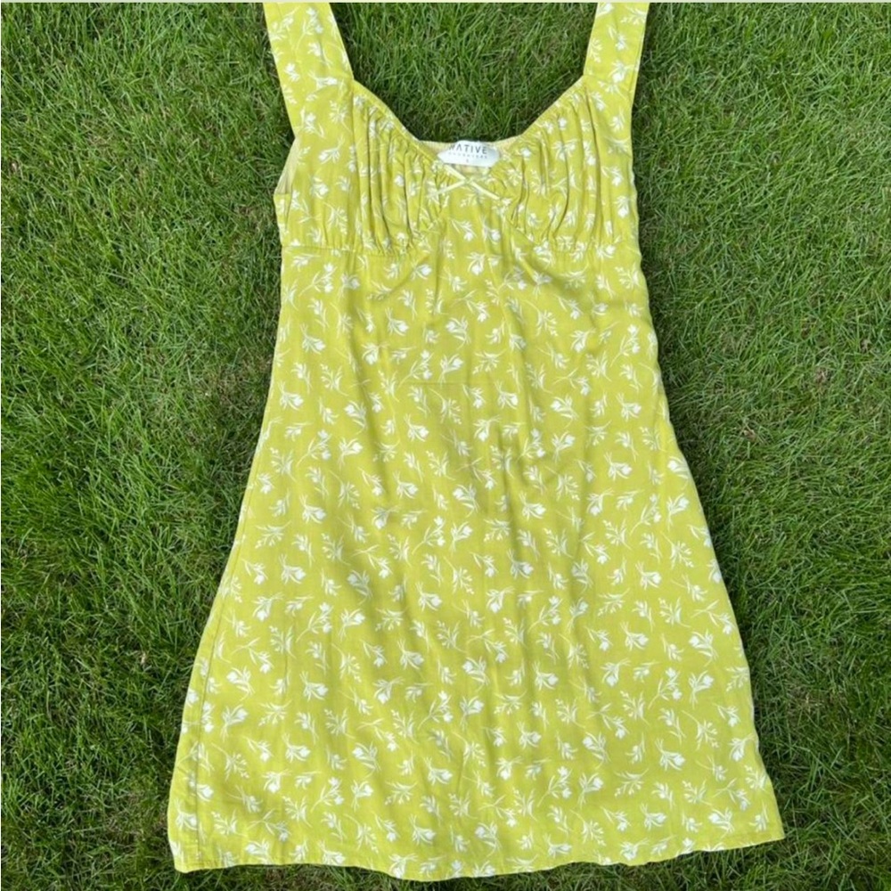 Yellow Floral Sundress